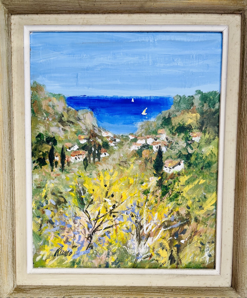 Painting On Canvas Signed By Russo-photo-1
